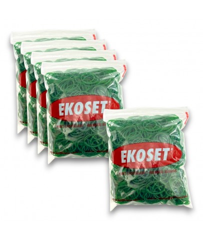 40mm Yeşil Kauçuk Paket Ambalaj Para Lastiği 5.000 Adet