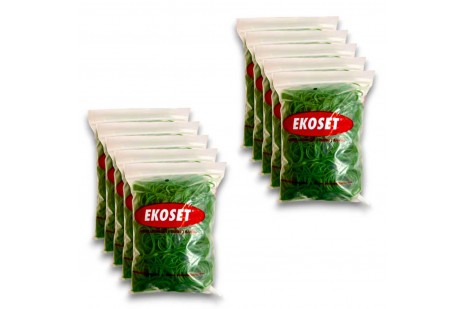 70mm Yeşil Kauçuk Paket Ambalaj Para Lastiği 10.000 Adet