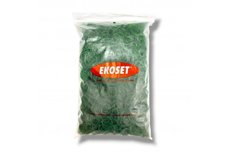Ekoset Yeşil Paket Ambalaj Toka Lastiği 40mm 1Kg