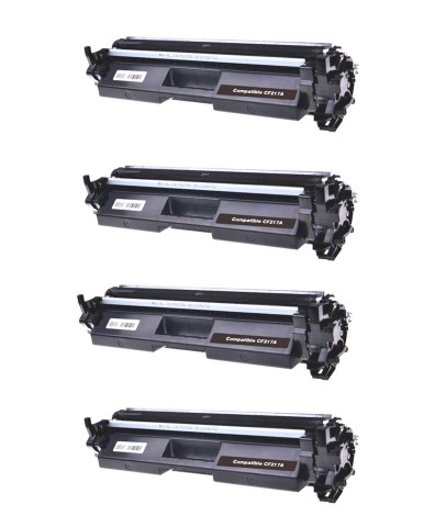 HP 17A M102 M130 Muadil Toner 4'lü Paket
