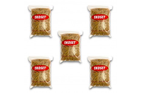 Kauçuk Büyük Boy Paket Lastiği 100mm 500 Gram 5li Paket