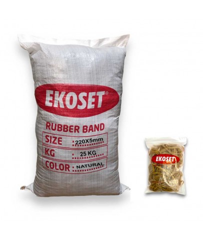 Kauçuk Büyük Boy Paket Lastiği 220x5mm 25 Kg