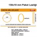 Kauçuk Ekstra Kalın Paket Lastiği 130x10mm 5 Kg