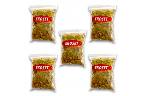 Kauçuk Ekstra Kalın Paket Lastiği 130x10mm 500 Gram 5li Paket