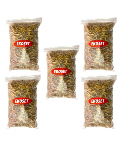 Kauçuk Geniş Paket Lastiği 50x5mm 5 Kg