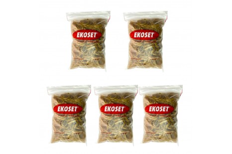 Kauçuk Geniş Paket Lastiği 50x5mm 500 Gram 5li Paket