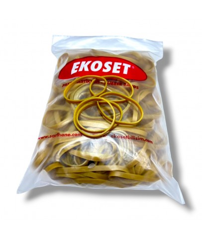 Kauçuk Geniş Paket Lastiği 70x5mm 500 Gram 5 li Paket