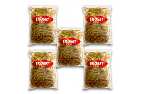 Kauçuk Kalın Paket Lastiği 120x5mm 500 Gram 5li Paket