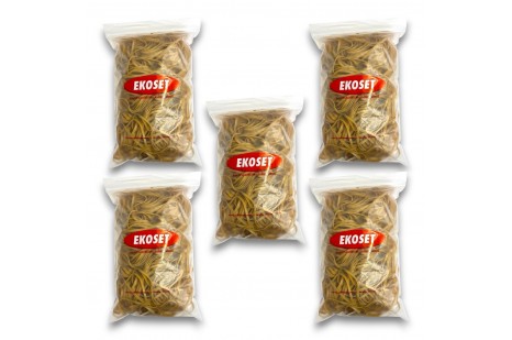 Kauçuk Kalın Paket Lastiği 15cm x 5mm 5 Kg