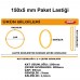 Kauçuk Kalın Paket Lastiği 15cm x 5mm 5 Kg