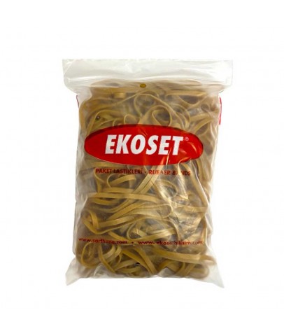 Kauçuk Kalın Paket Lastiği 15cm x 5mm 500 Gram