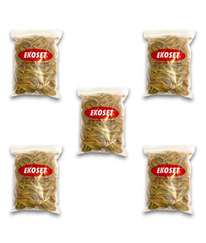 Kauçuk Kalın Paket Lastiği 180x6mm 500 Gram 5li Paket