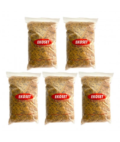 Kauçuk Paket Lastiği 40mm Küçük Boy 5 Kg