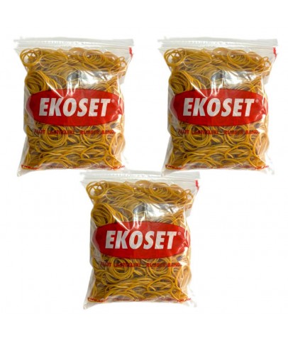 Kauçuk Paket Lastiği Küçük Boy 40mm 3 Bin Adet Natural Renk