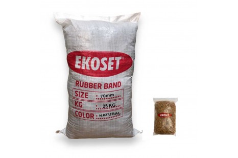Kauçuk Para Paket Lastiği 70mm 25 Kg