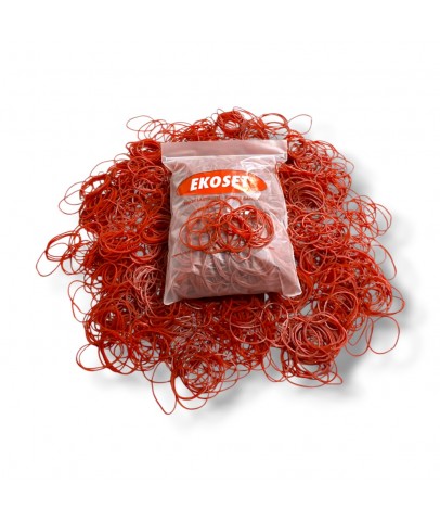 Kırmızı Para Lastiği 70mm 25 KG