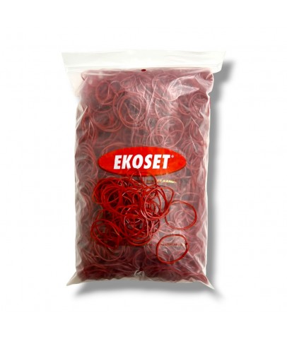 Kırmızı Para Lastiği 70mm 3 KG