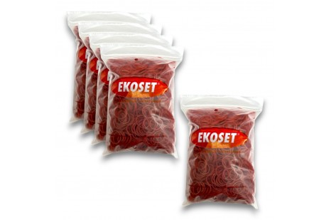 Kırmızı Toka Lastiği 500 Gr 5'li Paket