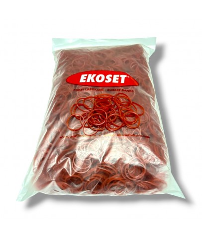 Küçük Kırmızı Paket Lastiği 40mm 3 KG