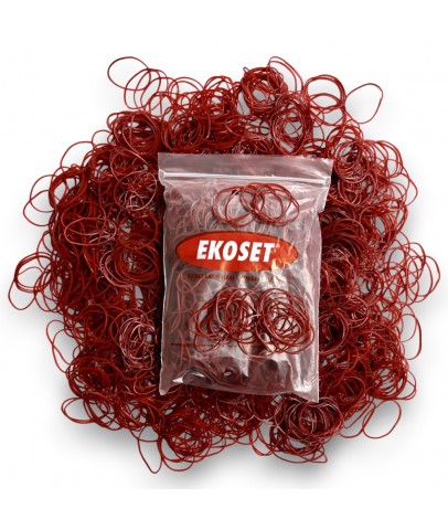 Küçük Kırmızı Paket Lastiği 40mm 3000 Adet