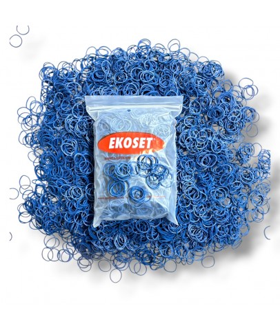 Küçük Paket Lastiği Mavi 40mm 3000 Adet