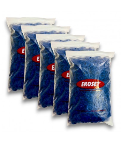 Küçük Paket Lastiği Mavi 40mm 5 KG