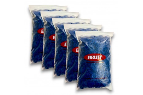 Küçük Paket Lastiği Mavi 40mm 5 KG