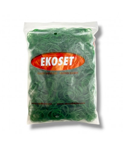 Küçük Paket Lastiği Yeşil 40mm 3000 Adet