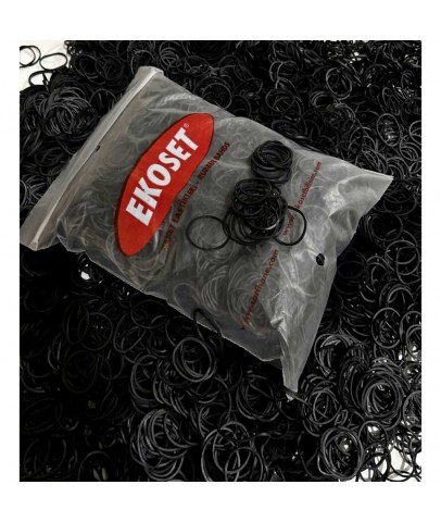Siyah Küçük Paket Lastiği 40mm 3KG