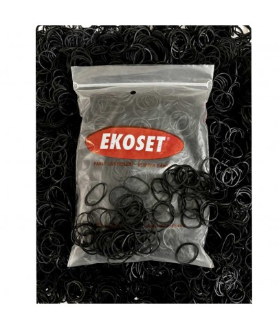Siyah Küçük Paket Lastiği 40mm 5KG