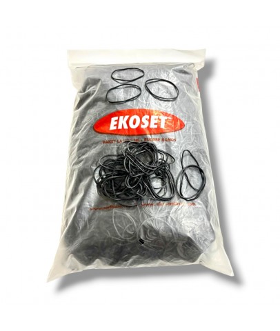 Siyah Paket Lastiği 70mm 25 KG