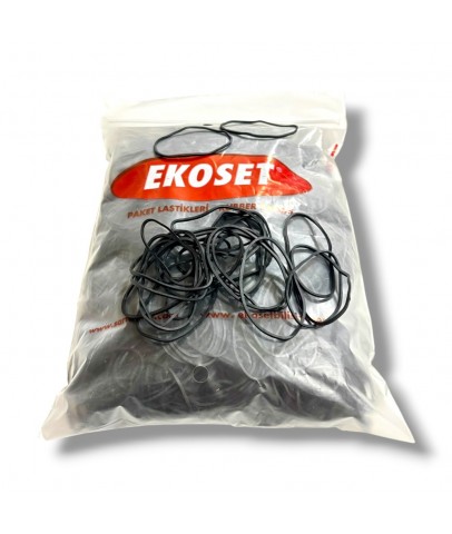 Siyah Paket Lastiği 70mm 3000 Adet