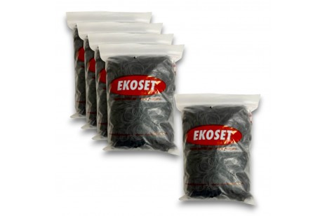 Siyah Toka Lastiği 500 Gr 5'li Paket
