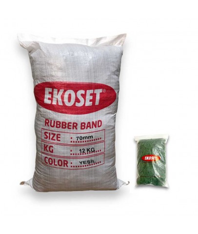 Toptan Yeşil Para Lastiği 12 Kg