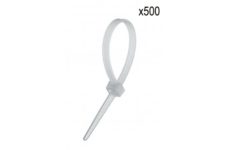 Ekoset Kablo bağı Plastik Cırt Kelepçe 3,6x200mm Beyaz 500 Adet
