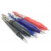 Ekoset Isı ile Uçan Kalem 3 Renk 0,7mm İnce uçlu (Mavi-Kırmızı-Siyah)