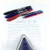 Ekoset Isı ile Uçan Kalem 3 Renk 0,7mm İnce uçlu (Mavi-Kırmızı-Siyah)