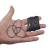 70mm Siyah Kauçuk Paket Ambalaj Para Lastiği 1Kilogram