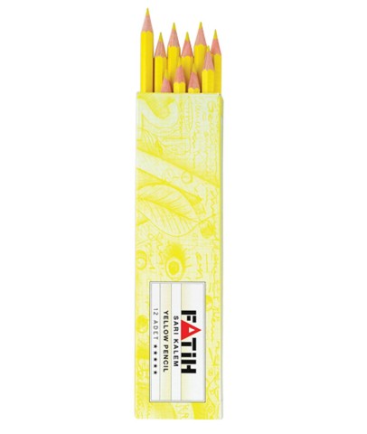 Ekoset Fatih Sarı Tekstil İşaret kalemi 12 li Paket